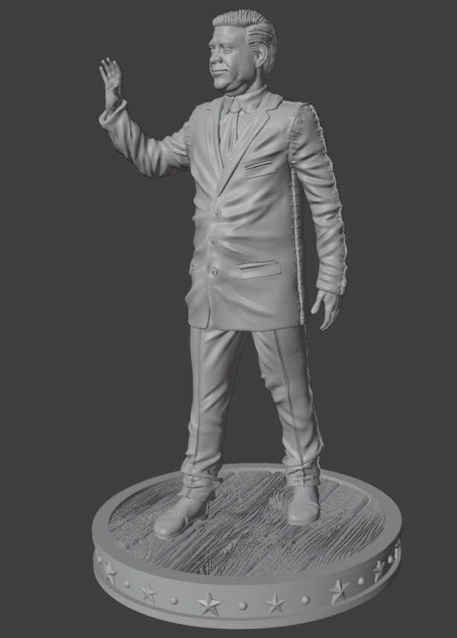 Xi Jinping 3D print model_8
