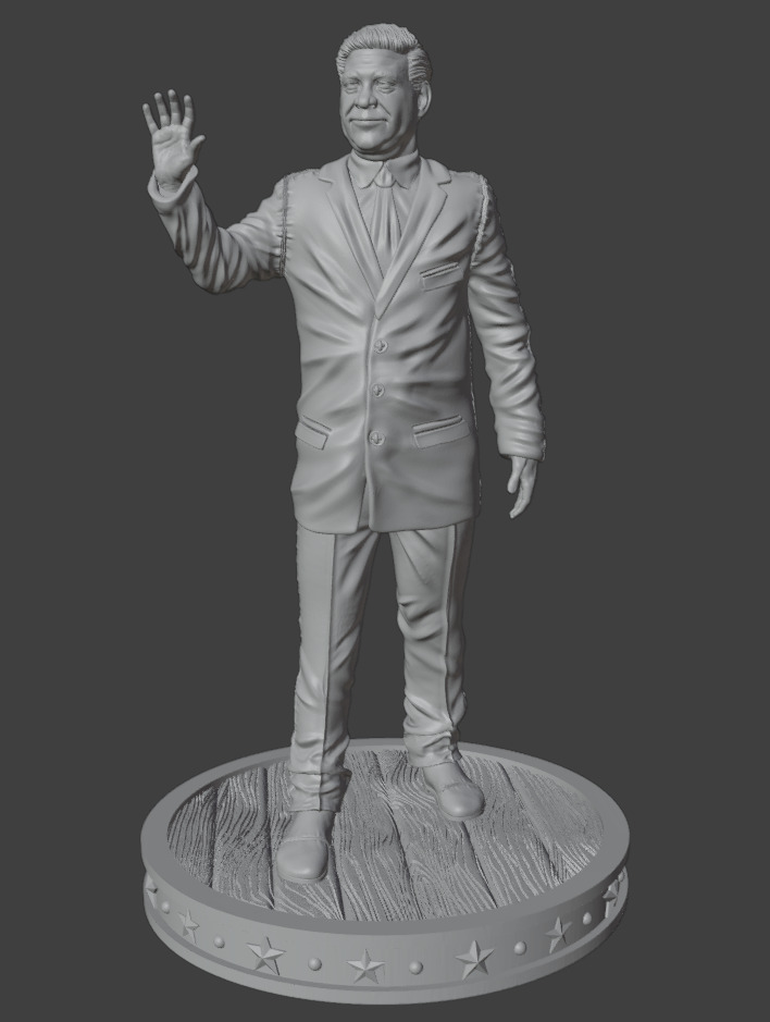 Xi Jinping 3D print model_15