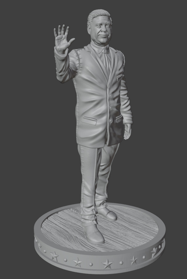 Xi Jinping 3D print model_6