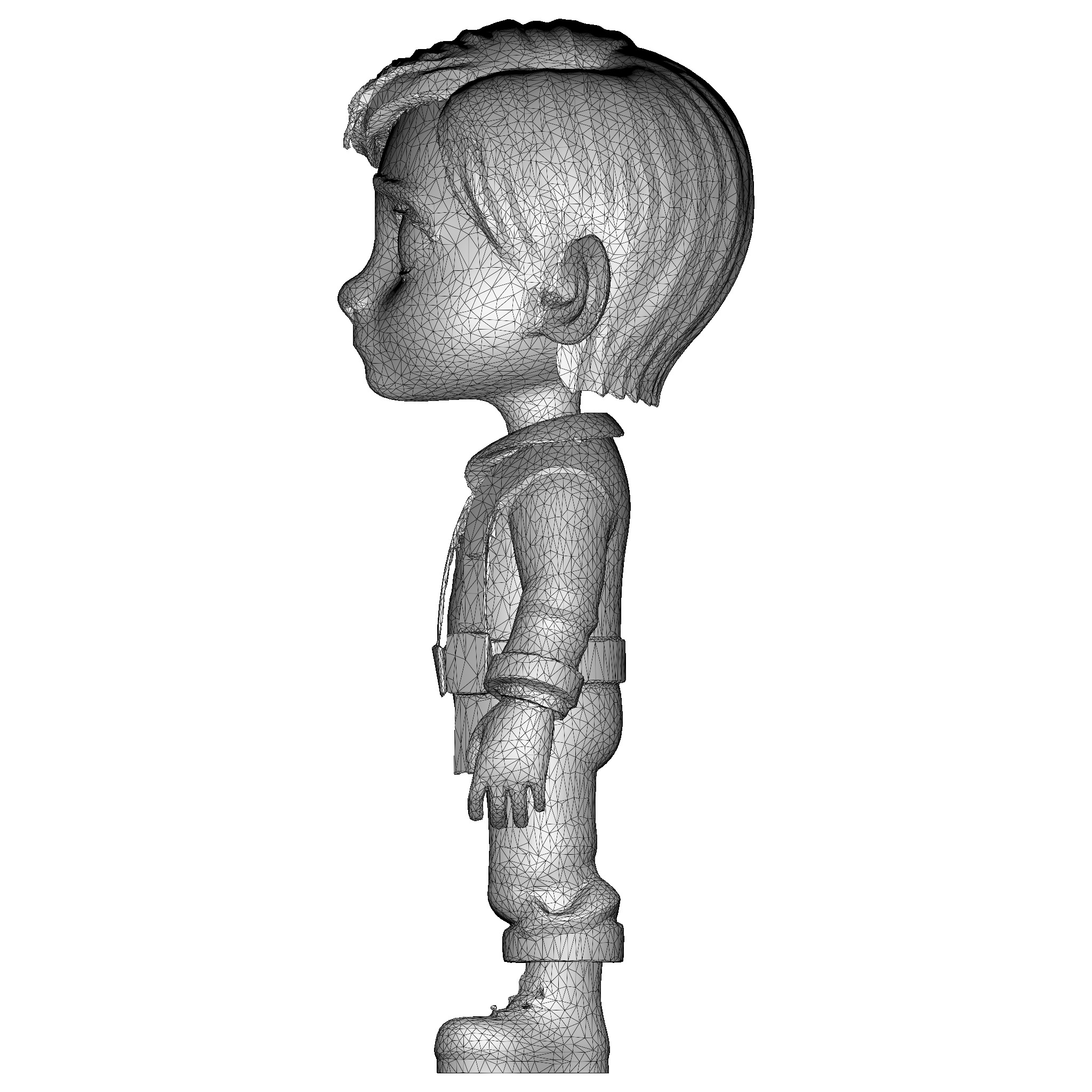 Adventure Boy Character Free 3D print model_6