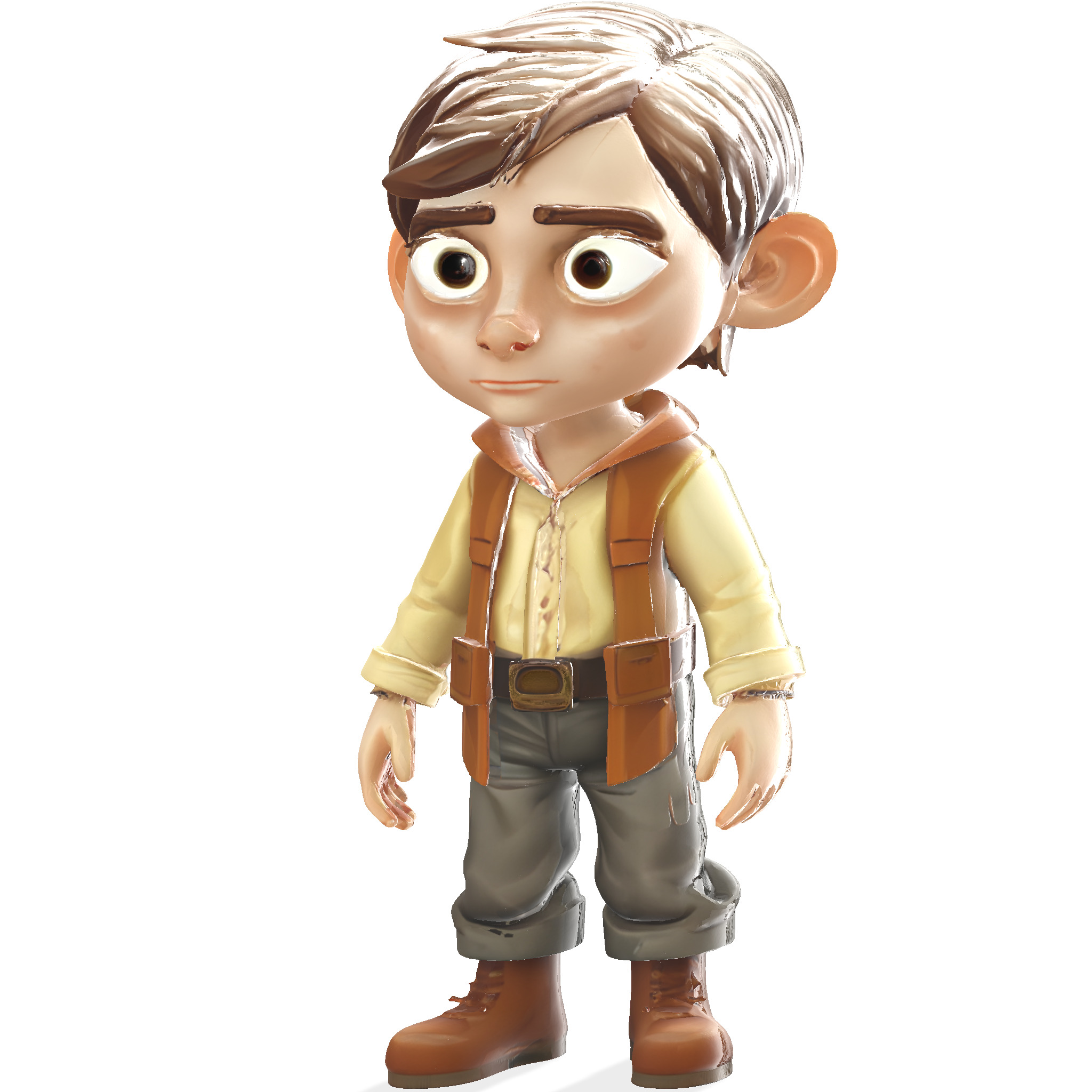 Adventure Boy Character Free 3D print model_7