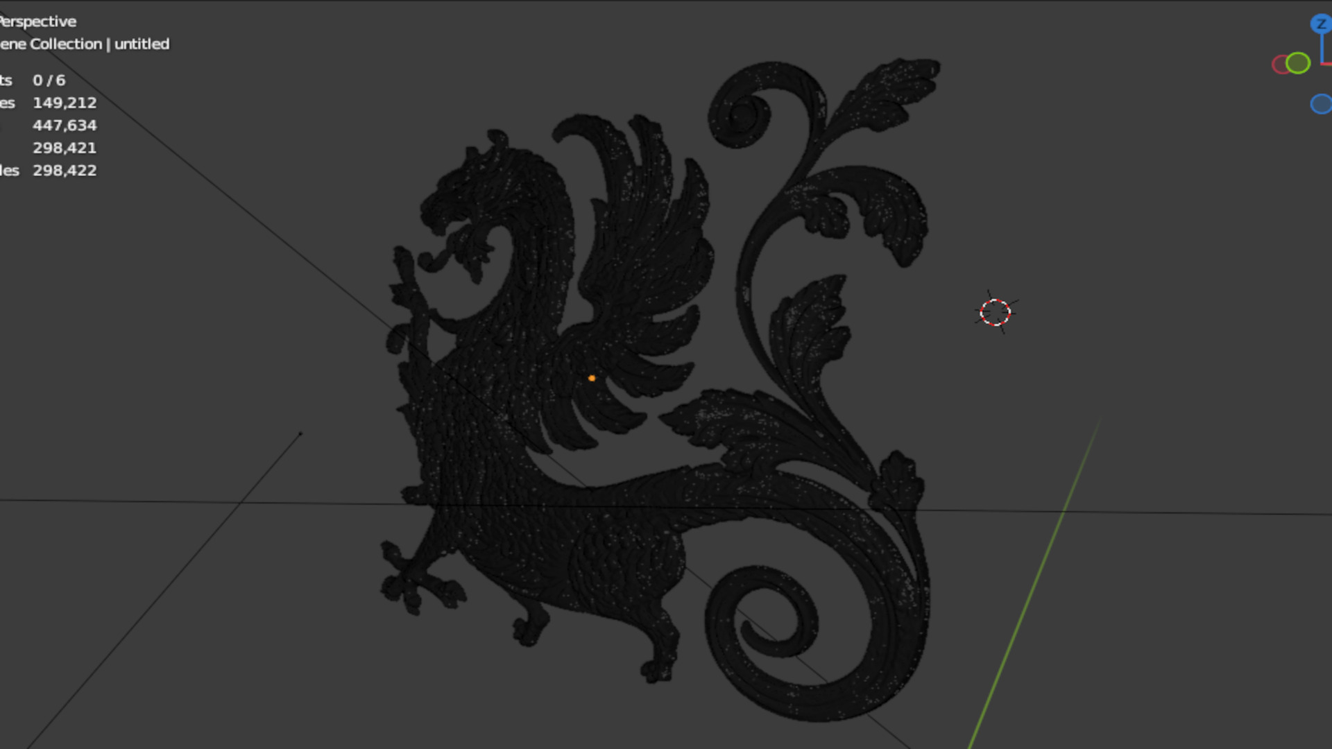  3D Printable Fantasy Dragon Creature Relief 3D print model_6