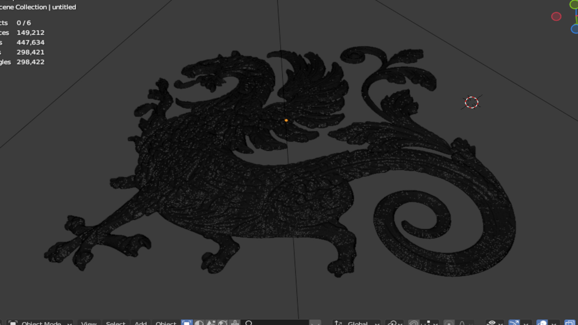  3D Printable Fantasy Dragon Creature Relief 3D print model_7