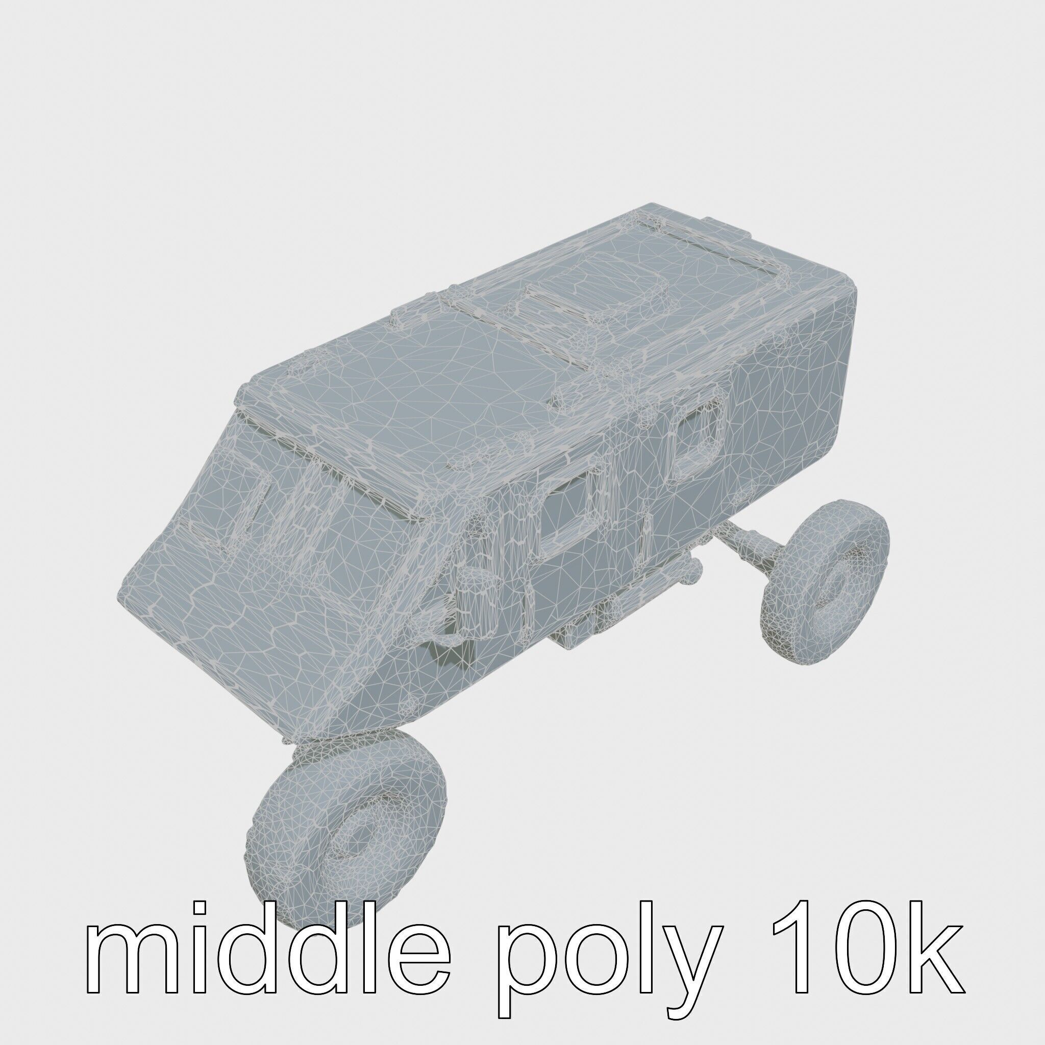 Polar Traverse Machine Fortresslike Highvisibility Design Low-poly 3D model_17
