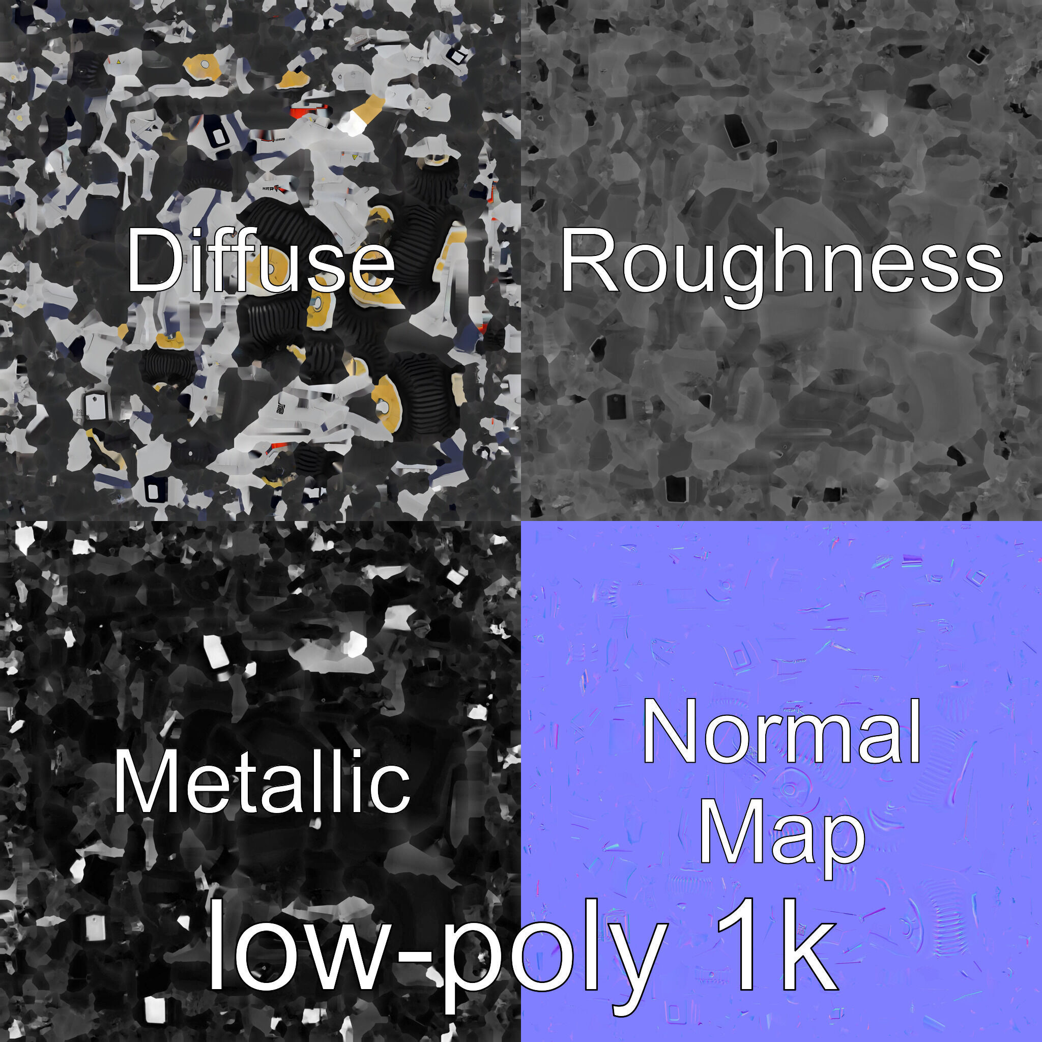 Polar Traverse Machine Fortresslike Highvisibility Design Low-poly 3D model_30