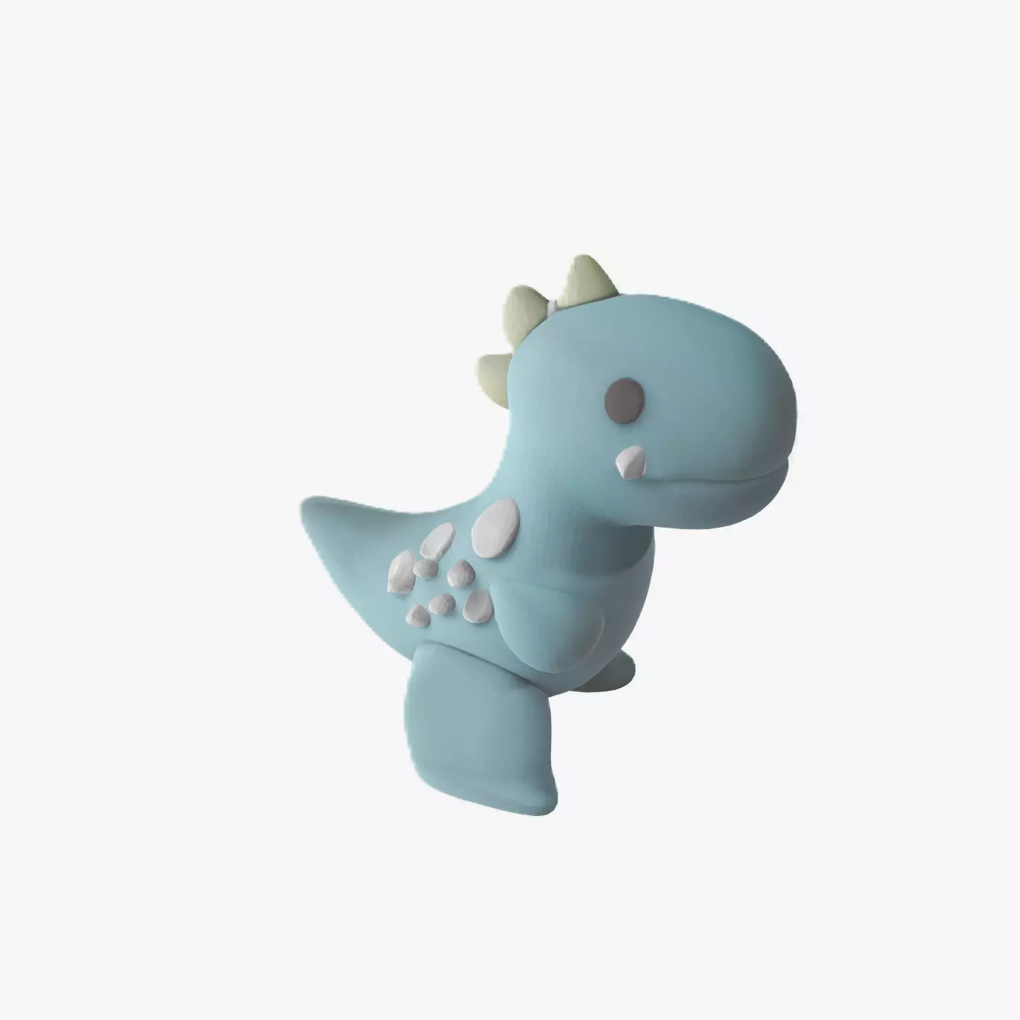 Dinosaur t-rex cartoon Low-poly 3D model