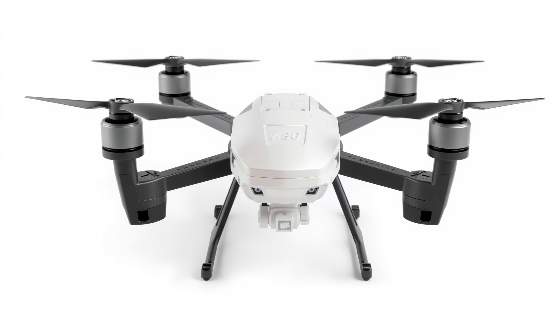 Hawk Eye Scout Drone with Retractable Landing Gear Low-poly 3D model_3