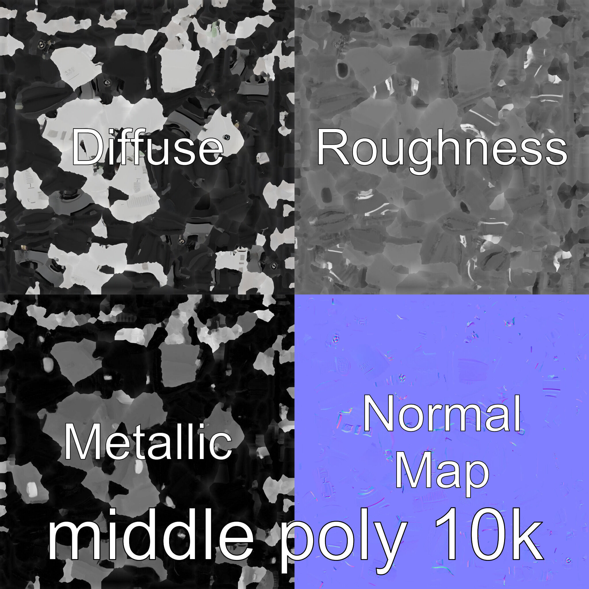 Hawk Eye Scout Drone with Retractable Landing Gear Low-poly 3D model_23