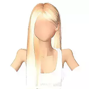 long straight hair