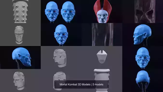 Mortal Kombat 3D Models