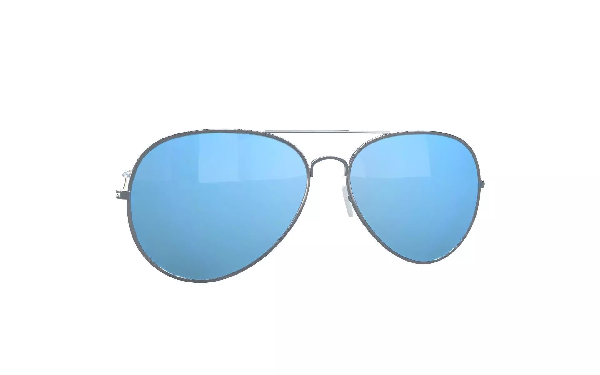 Glasses Black Grey - VTO Ready Low-poly 3D model_0