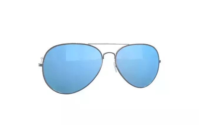 Glasses Black Grey - VTO Ready Low-poly 3D model