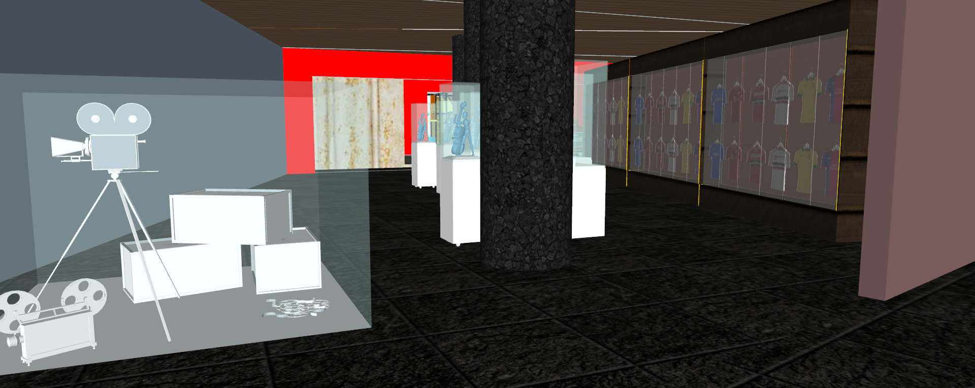 Allianz arena with interior 3D model_48