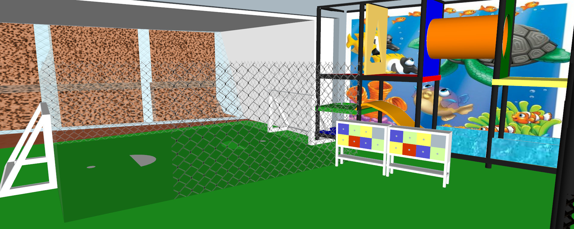 Allianz arena with interior 3D model_52