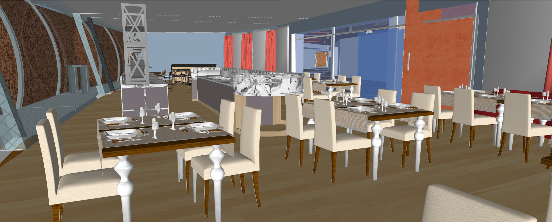 Allianz arena with interior 3D model_71