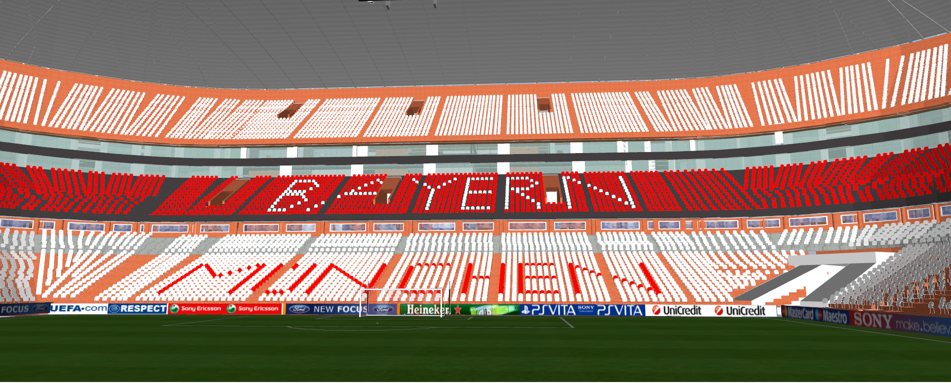 Allianz arena with interior 3D model_7