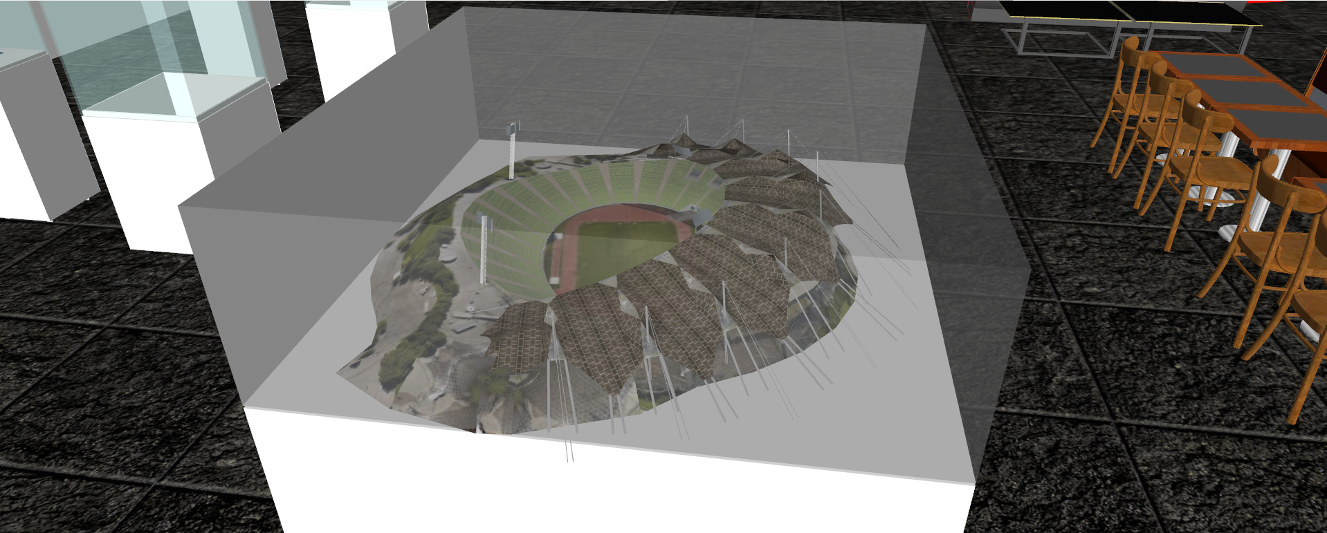 Allianz arena with interior 3D model_46