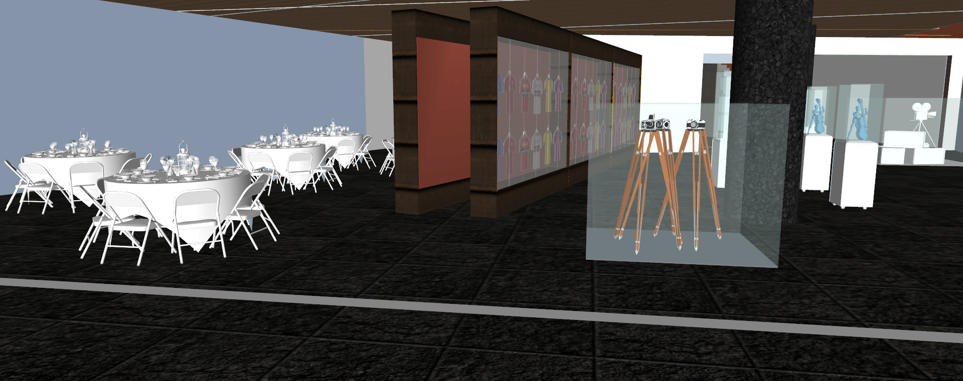 Allianz arena with interior 3D model_49