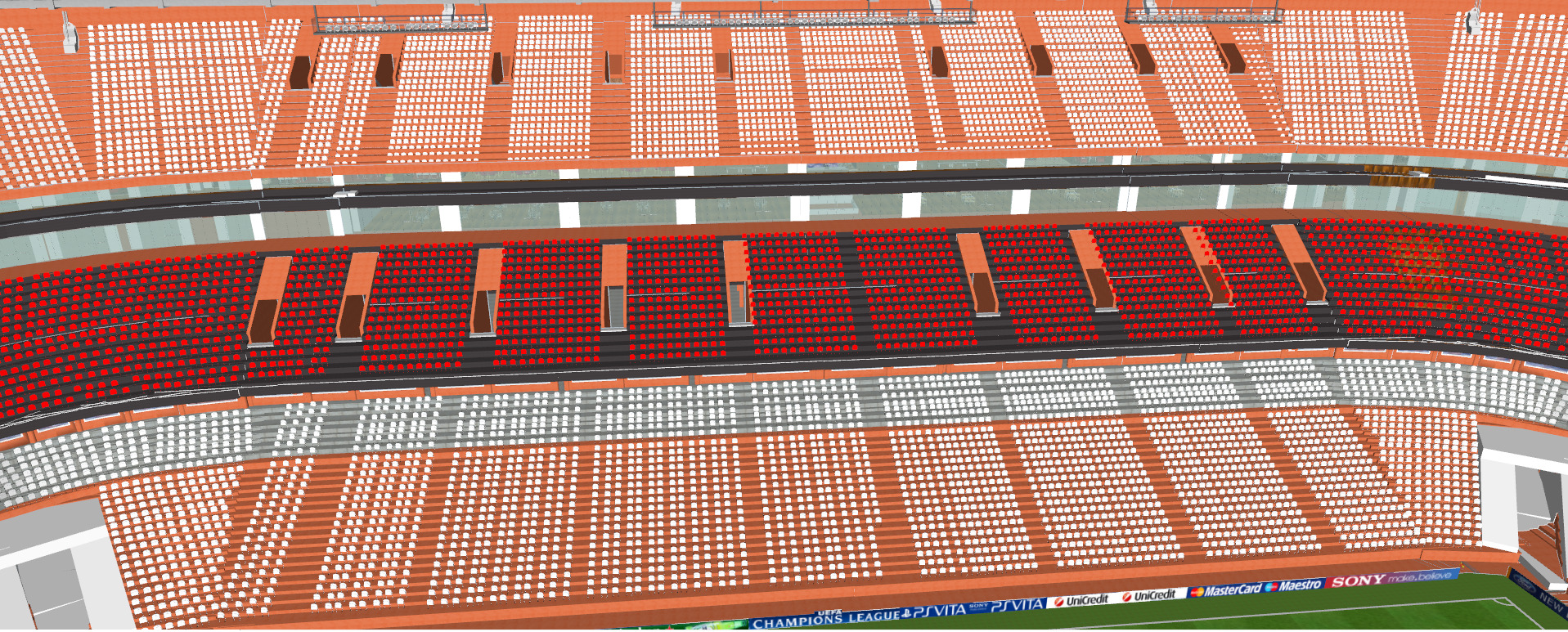 Allianz arena with interior 3D model_5