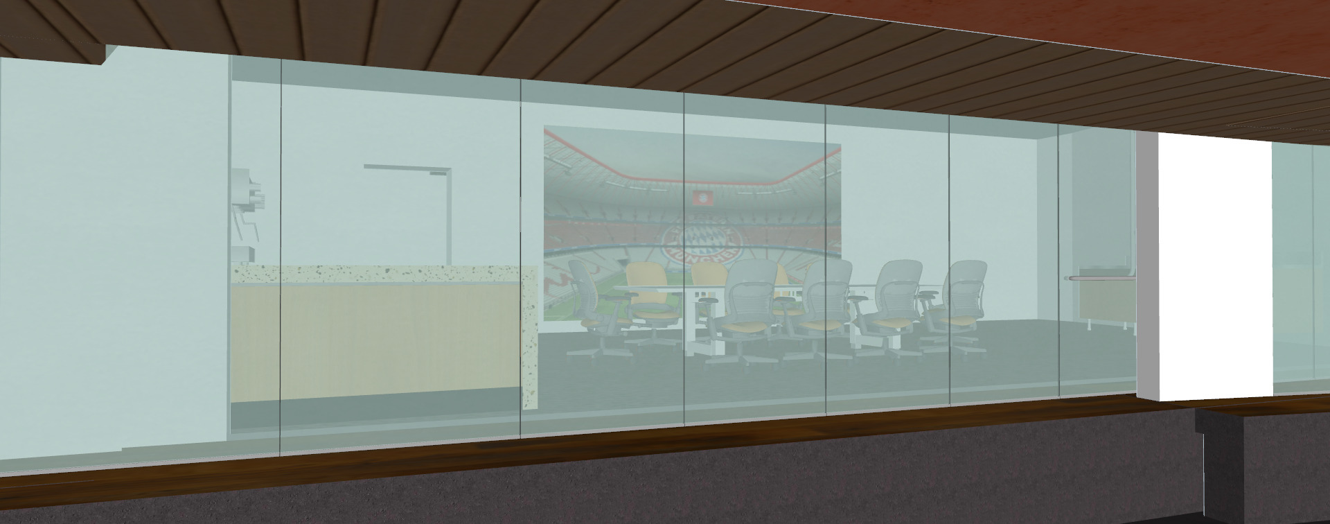 Allianz arena with interior 3D model_74
