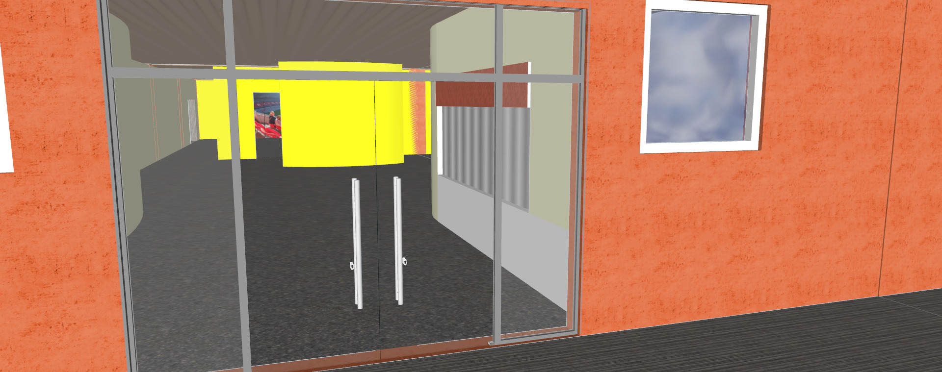 Allianz arena with interior 3D model_16