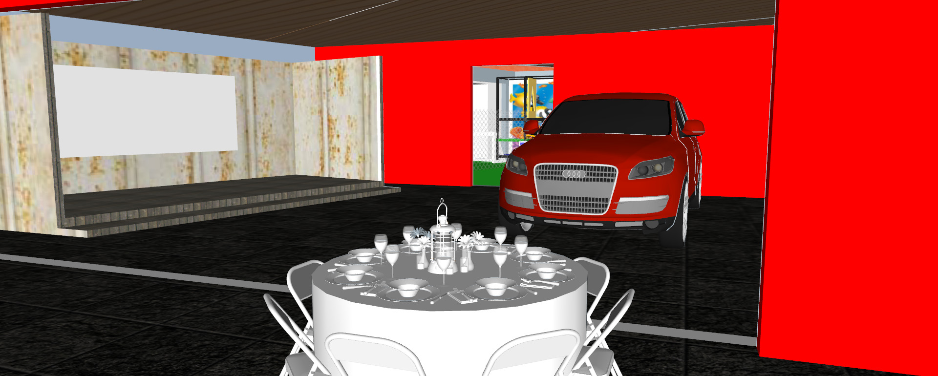 Allianz arena with interior 3D model_51