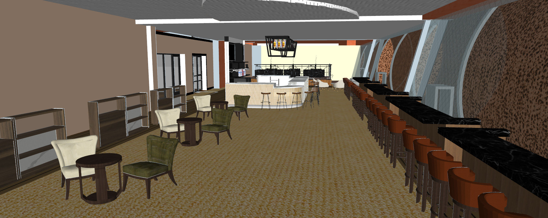 Allianz arena with interior 3D model_63