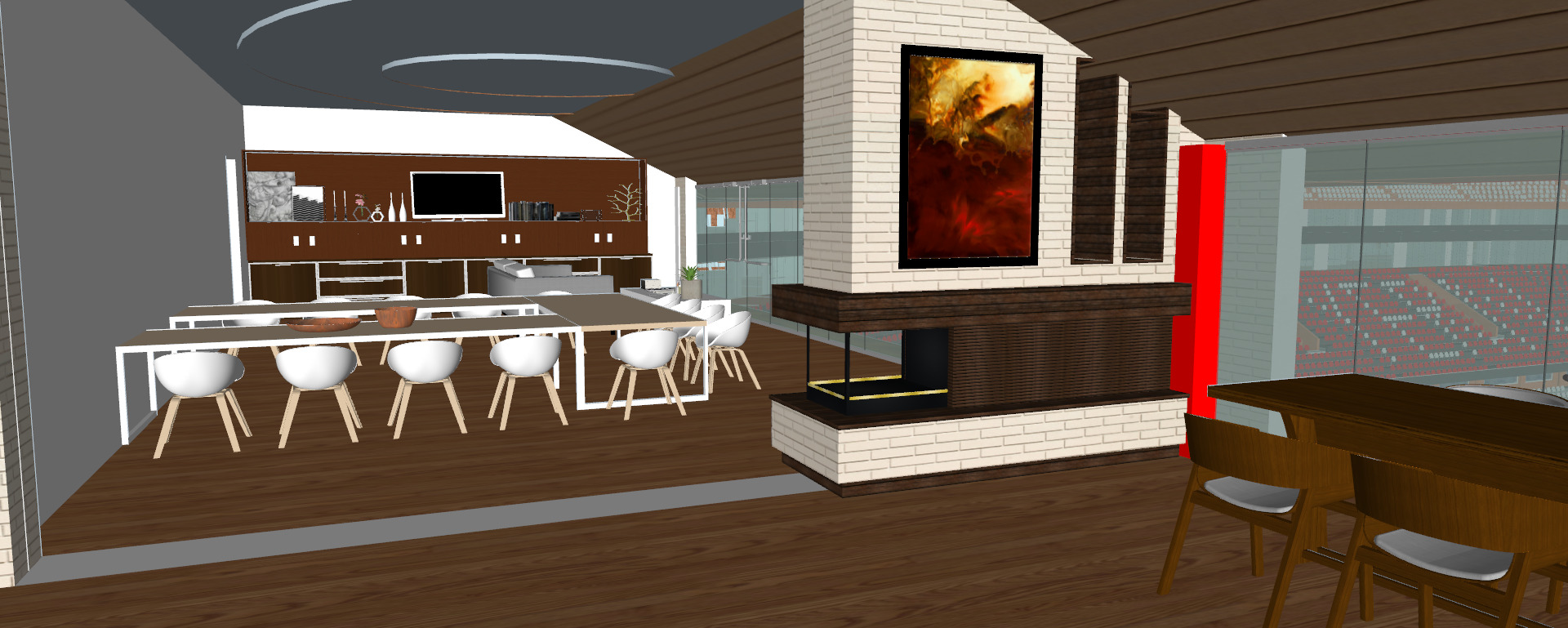 Allianz arena with interior 3D model_81