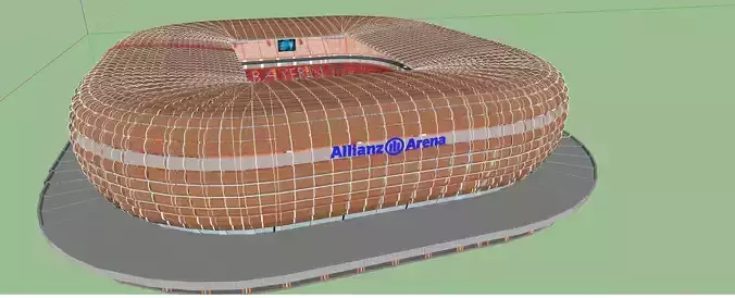 Allianz arena with interior