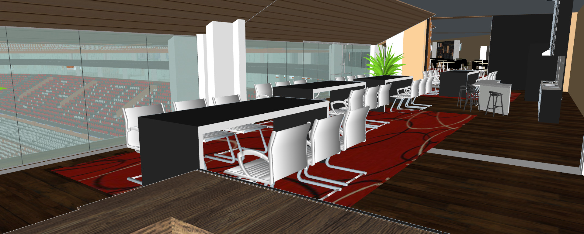 Allianz arena with interior 3D model_68