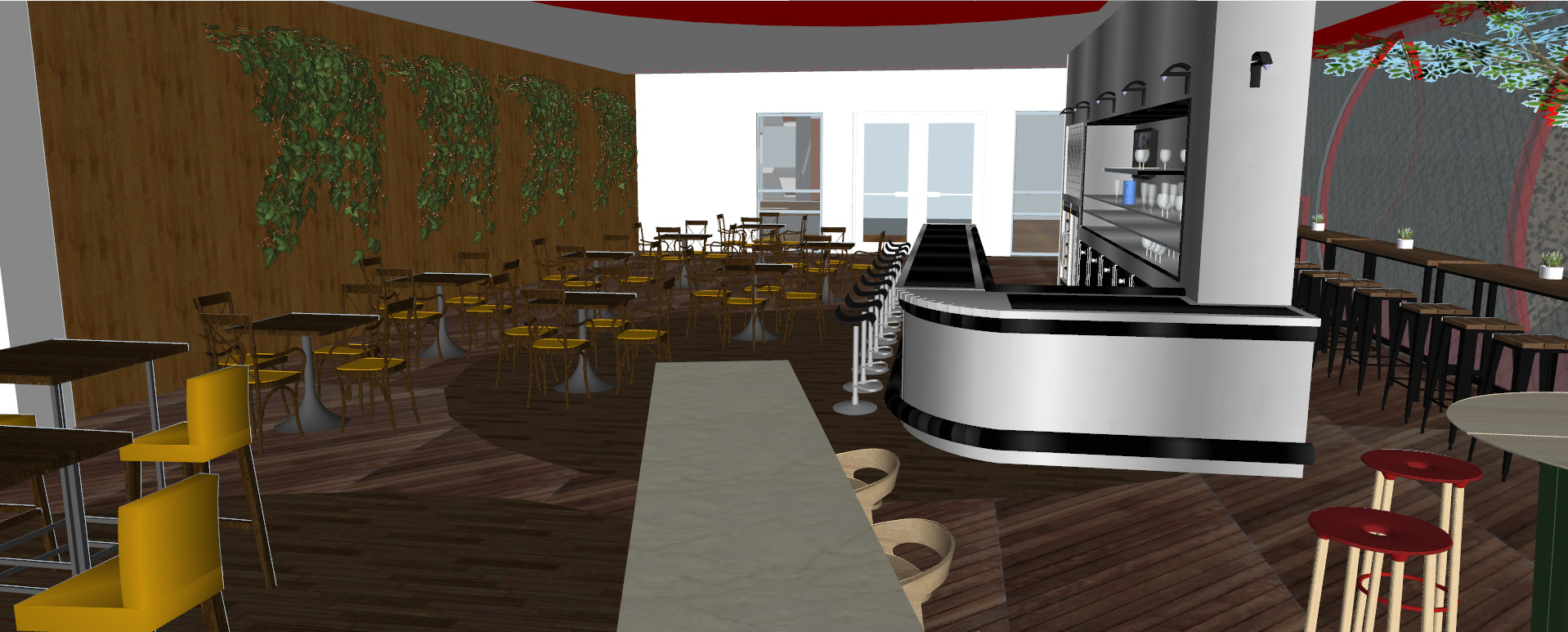 Allianz arena with interior 3D model_79