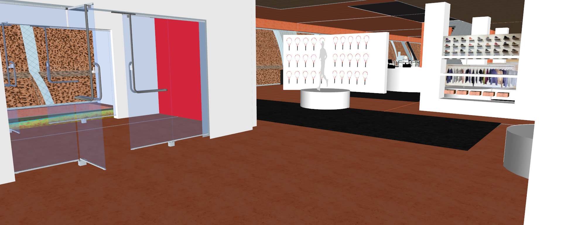 Allianz arena with interior 3D model_35