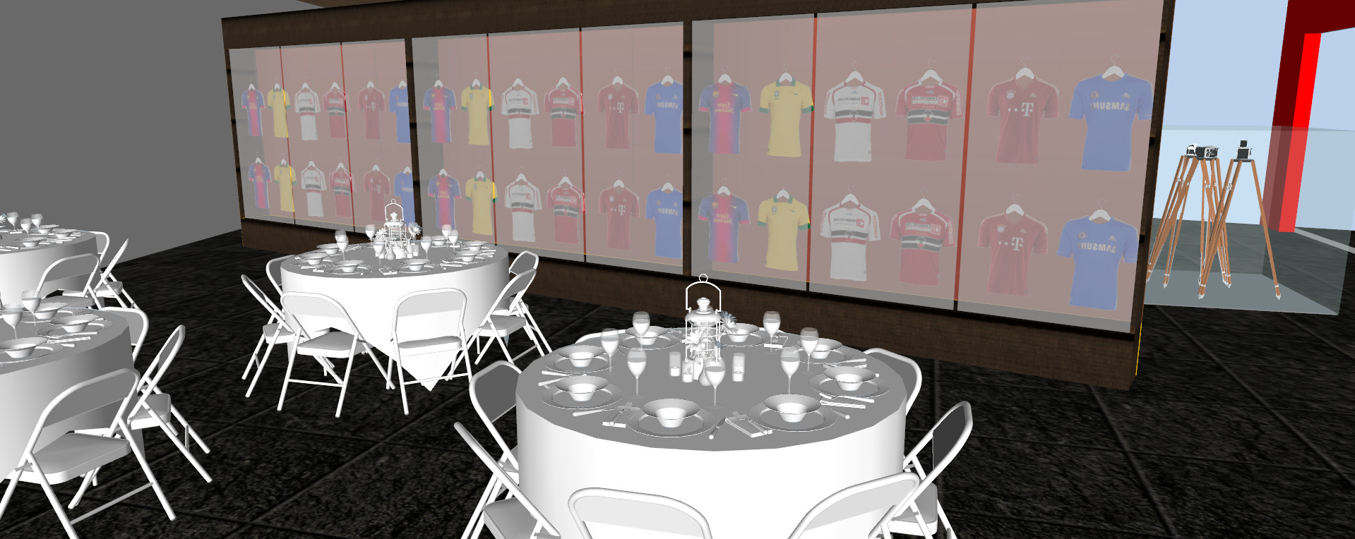 Allianz arena with interior 3D model_50