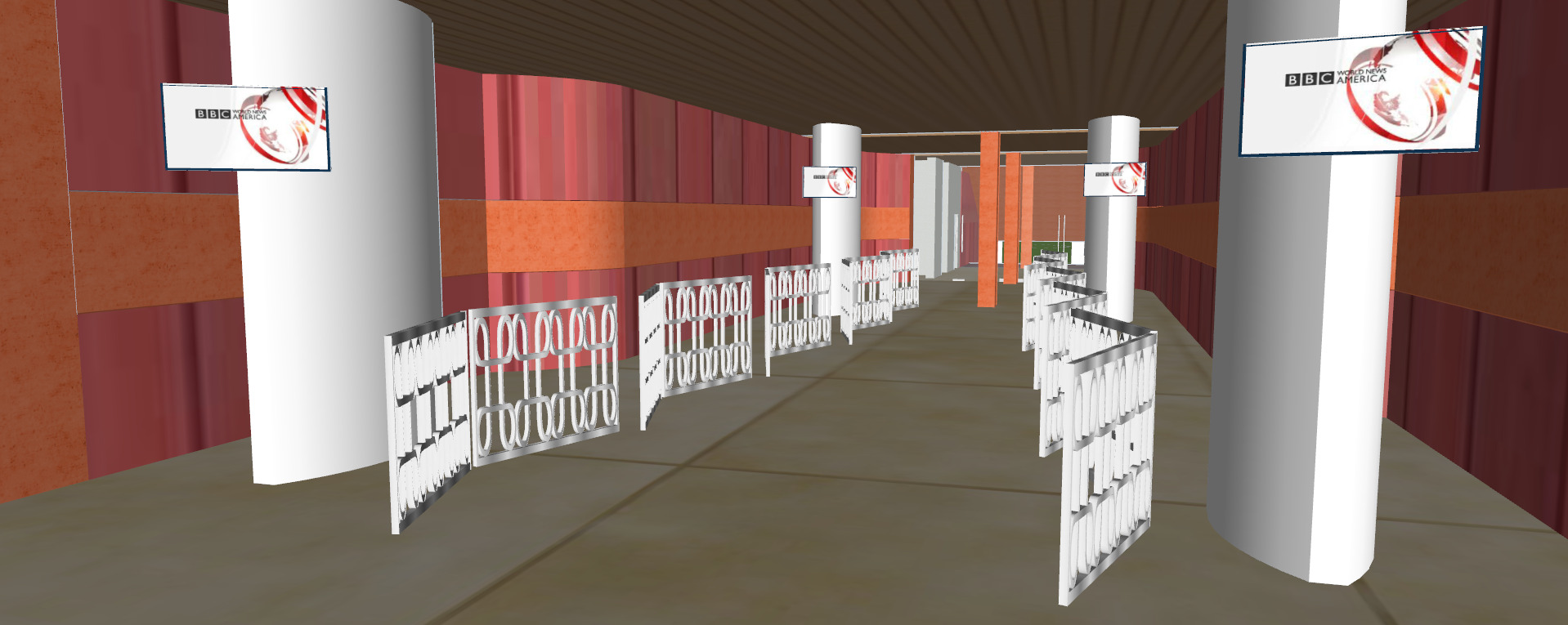 Allianz arena with interior 3D model_10