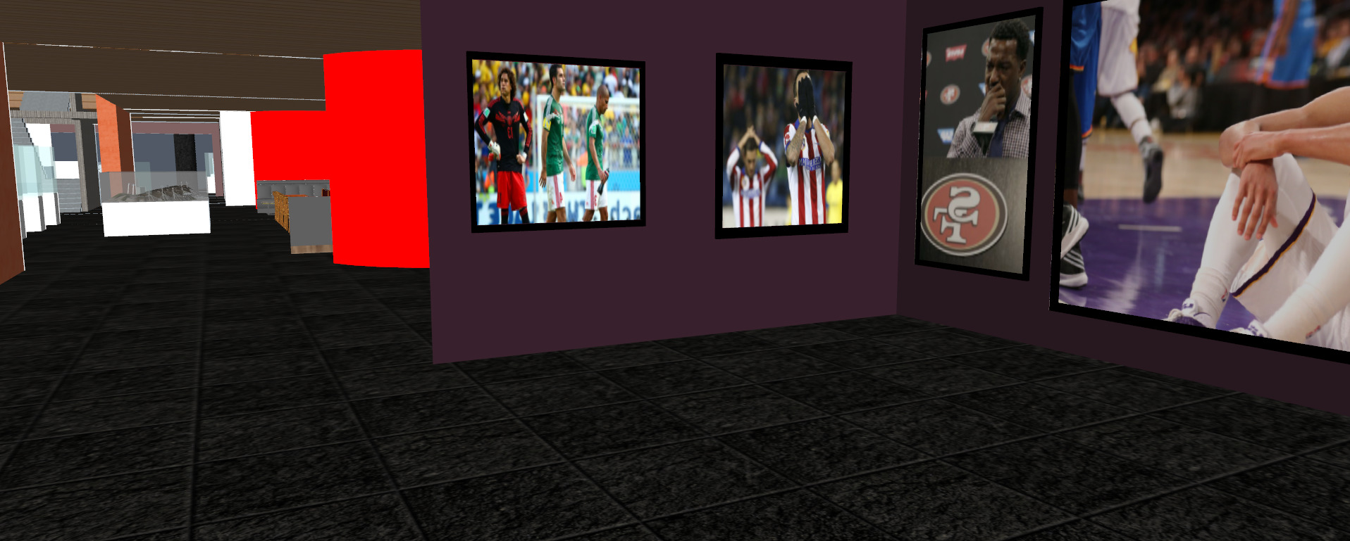 Allianz arena with interior 3D model_44