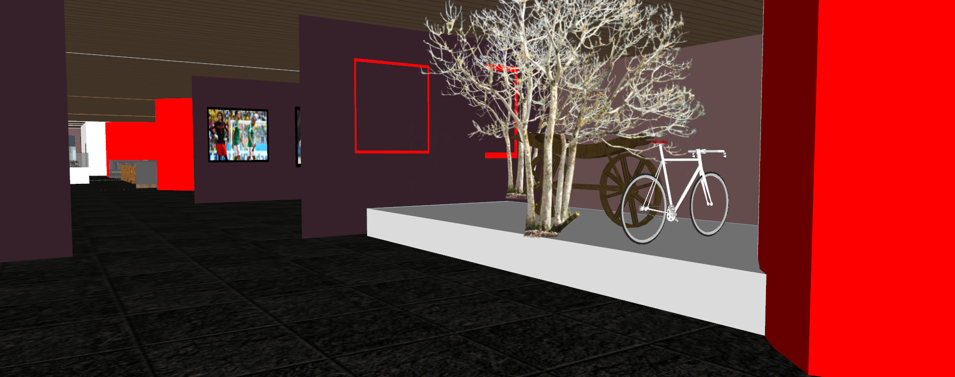 Allianz arena with interior 3D model_43