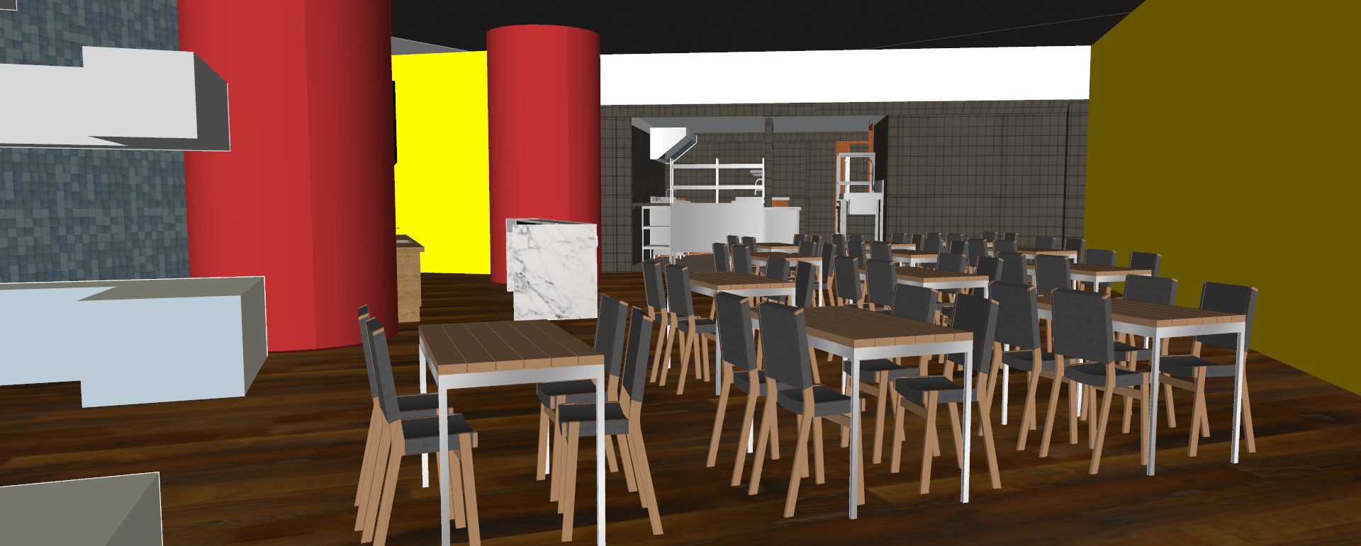 Allianz arena with interior 3D model_59