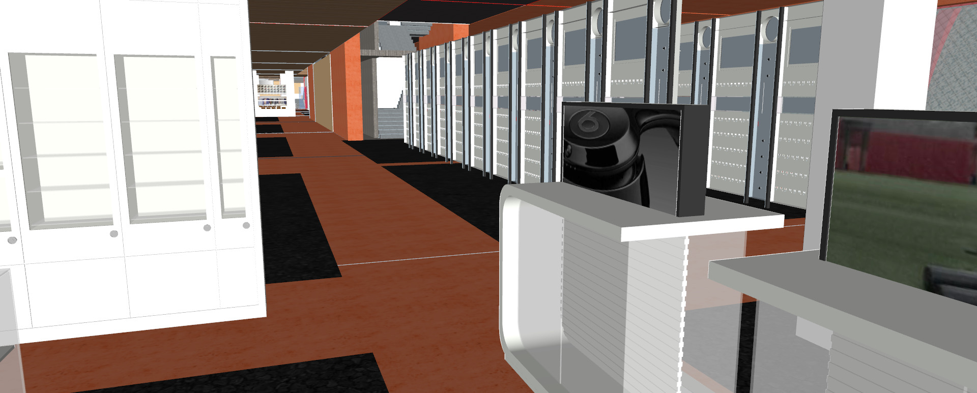 Allianz arena with interior 3D model_37