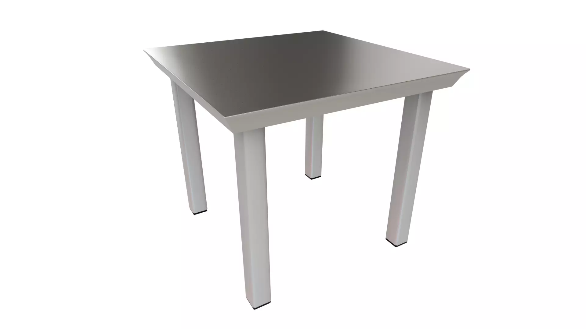Outdoor Table Low-poly 3D model_0