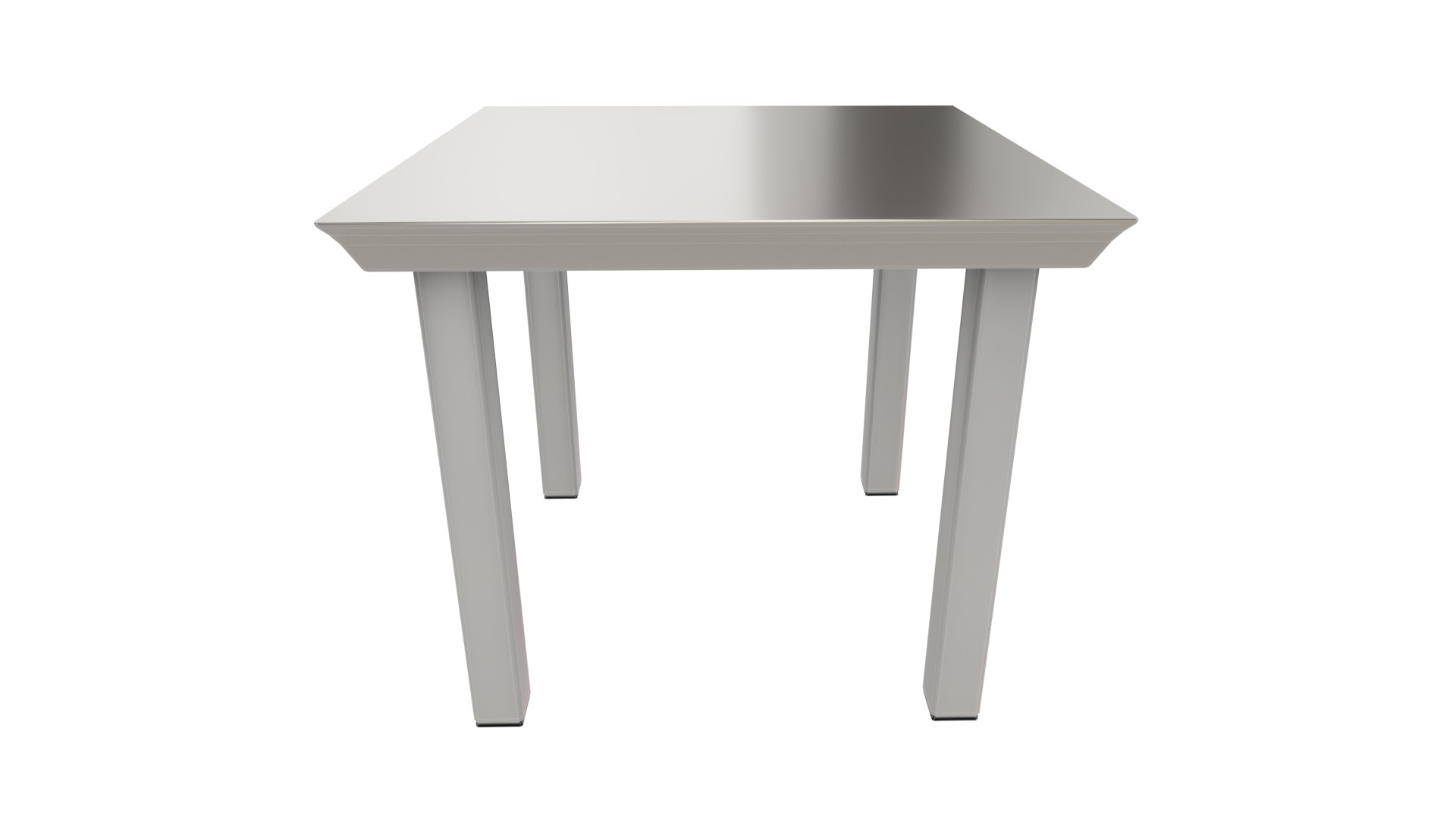 Outdoor Table Low-poly 3D model_3