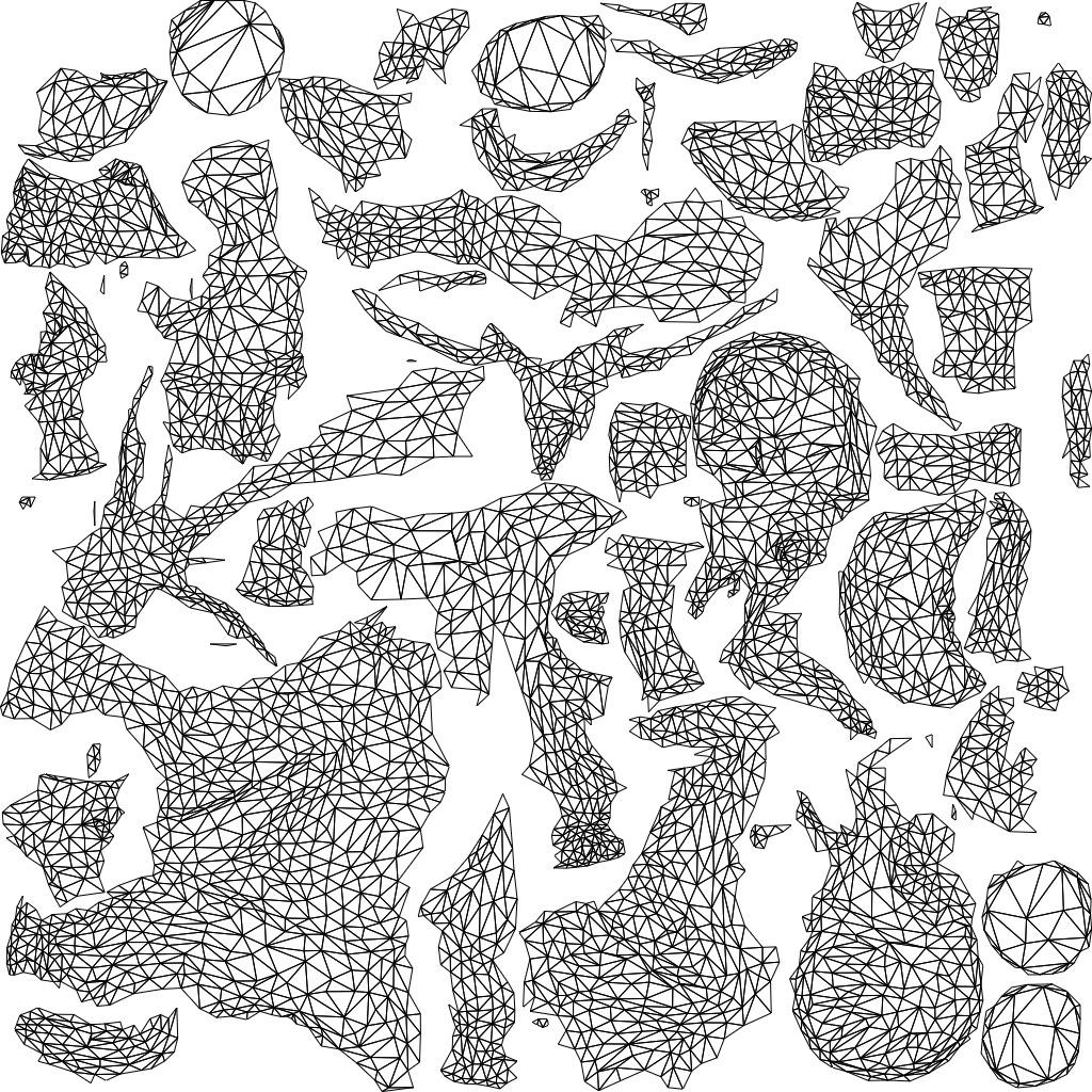 Elephant cartoon Low-poly 3D model_9