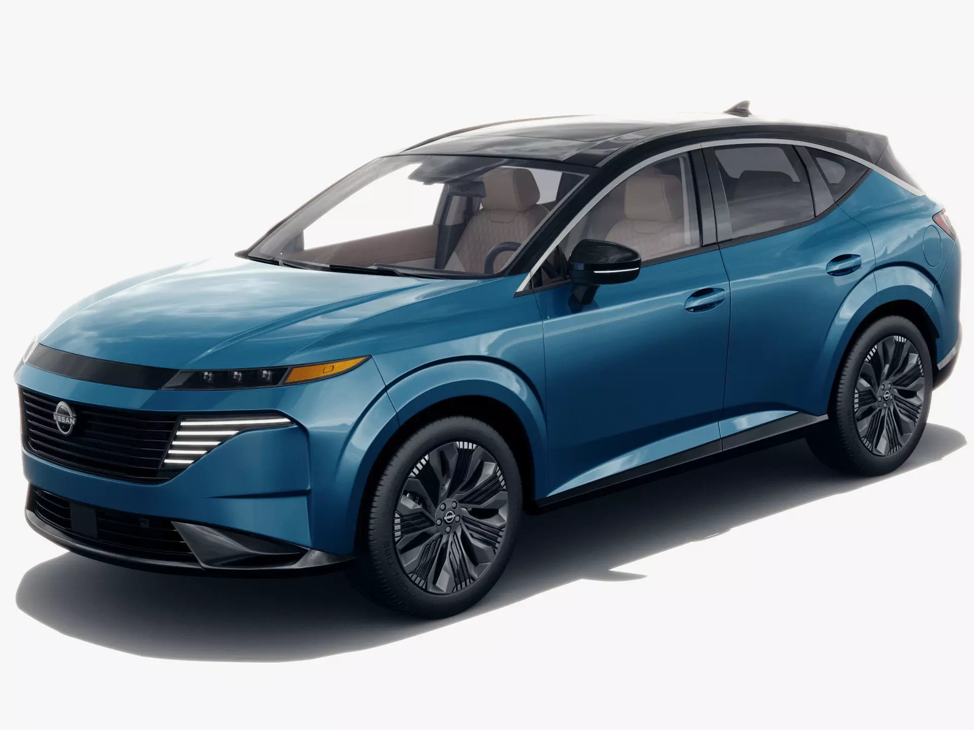 Nissan Murano 2025 with interior 3D model