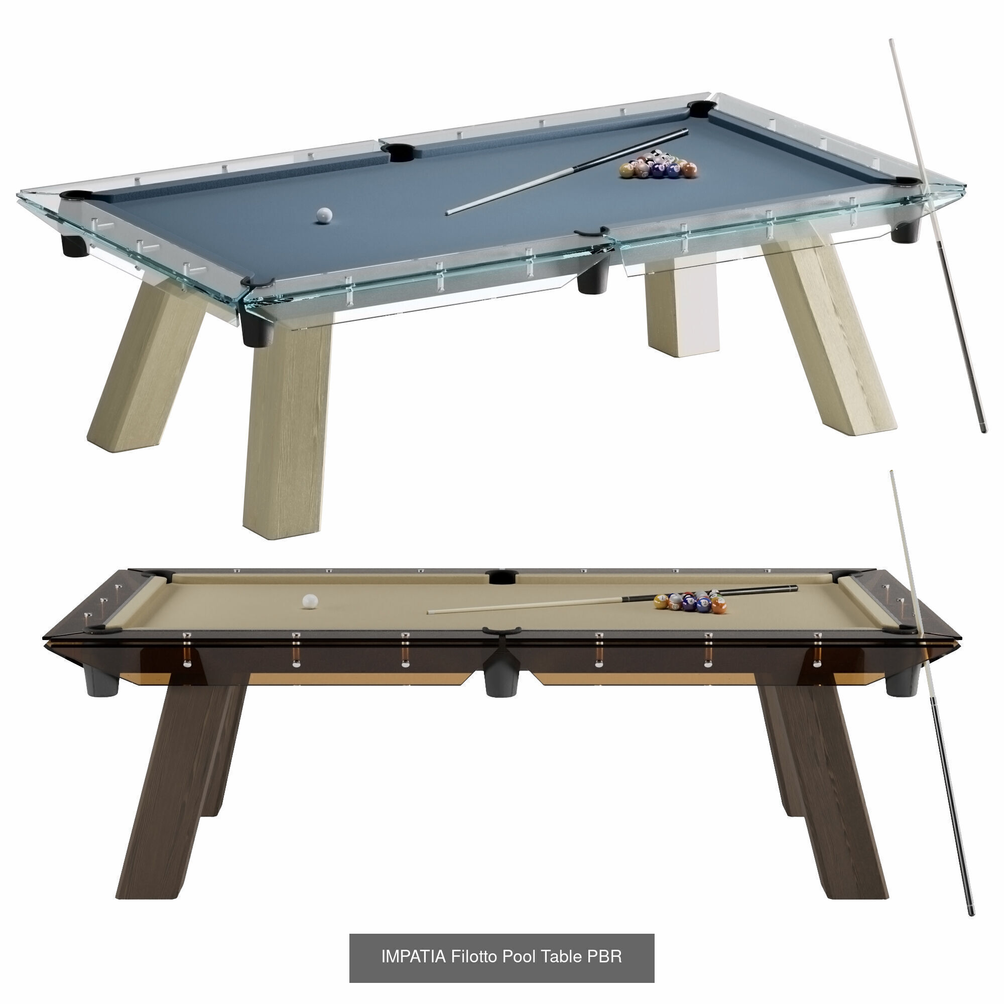 10 Billiard Table 3D Model Collection   High-Quality Designs _1