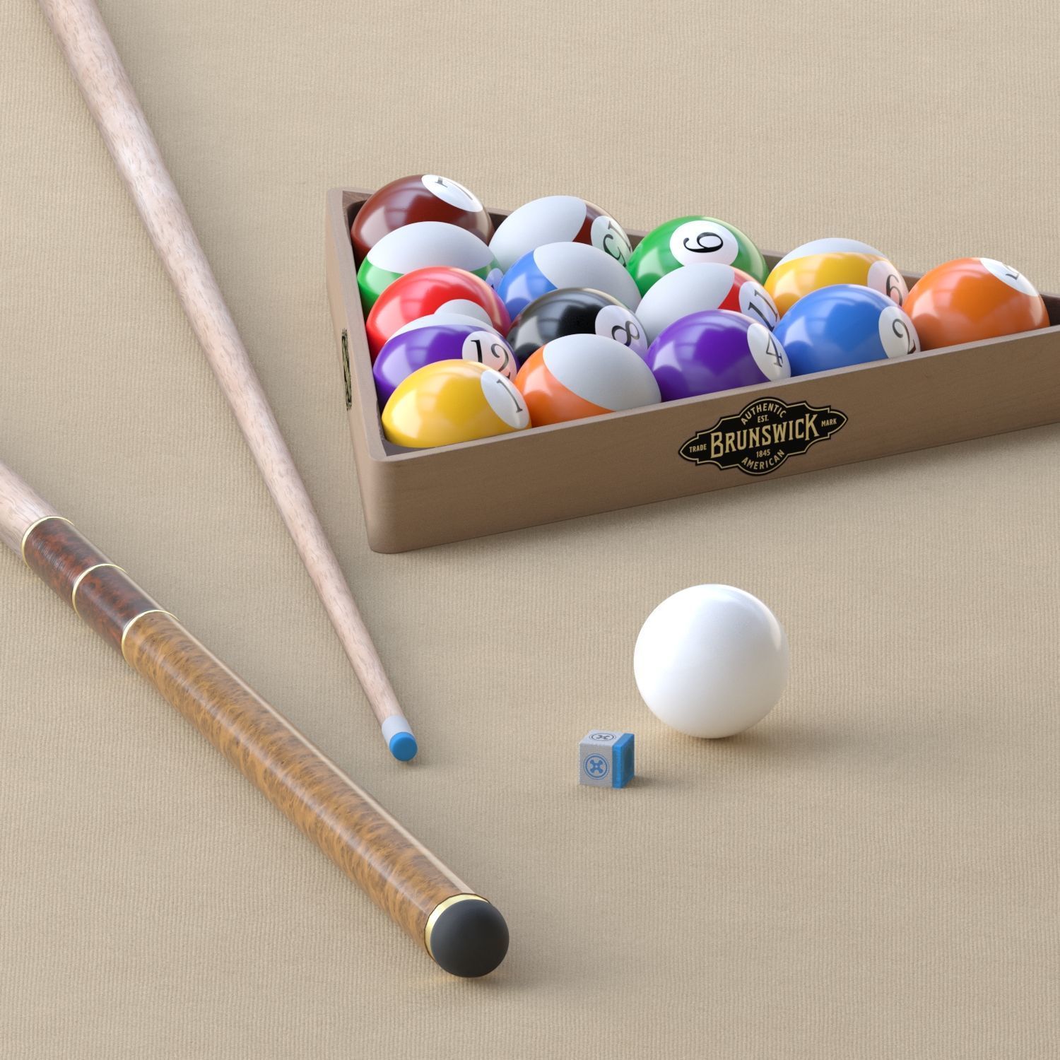 10 Billiard Table 3D Model Collection   High-Quality Designs _14