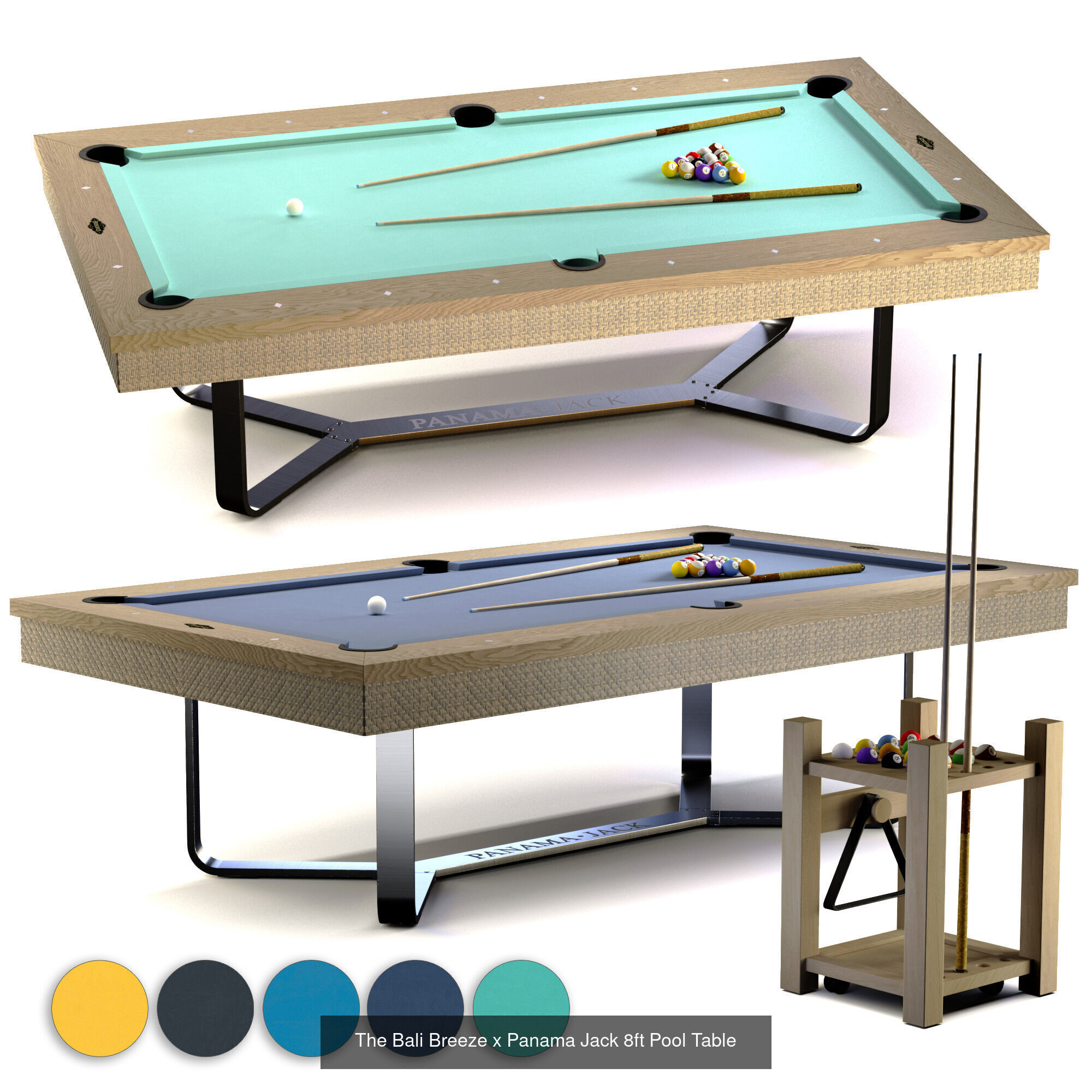 10 Billiard Table 3D Model Collection   High-Quality Designs _8