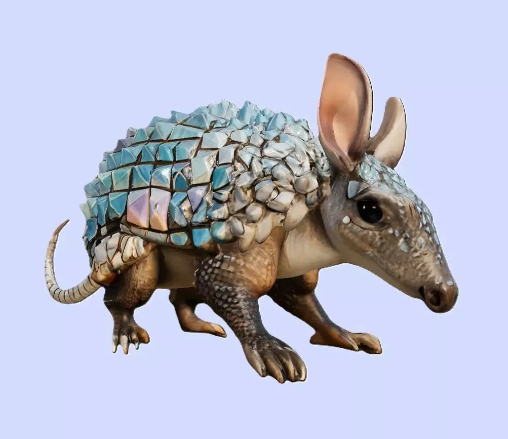 Crystal Armadillo Free 3D print model