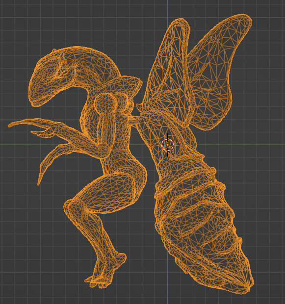 Alien Mantis character 3D model_11