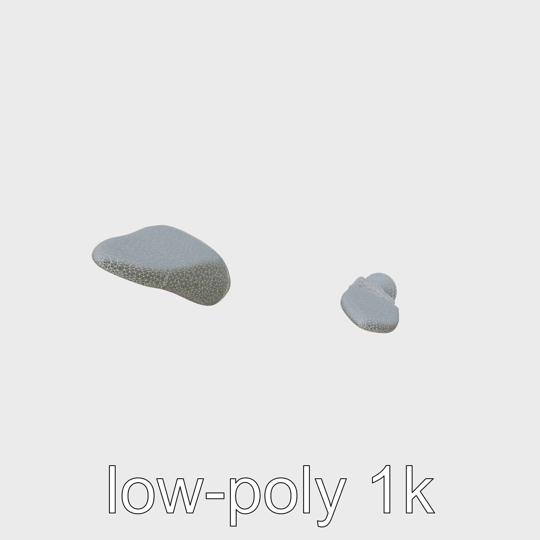 Artisan Stone Implements for Historical Education Low-poly 3D model_14