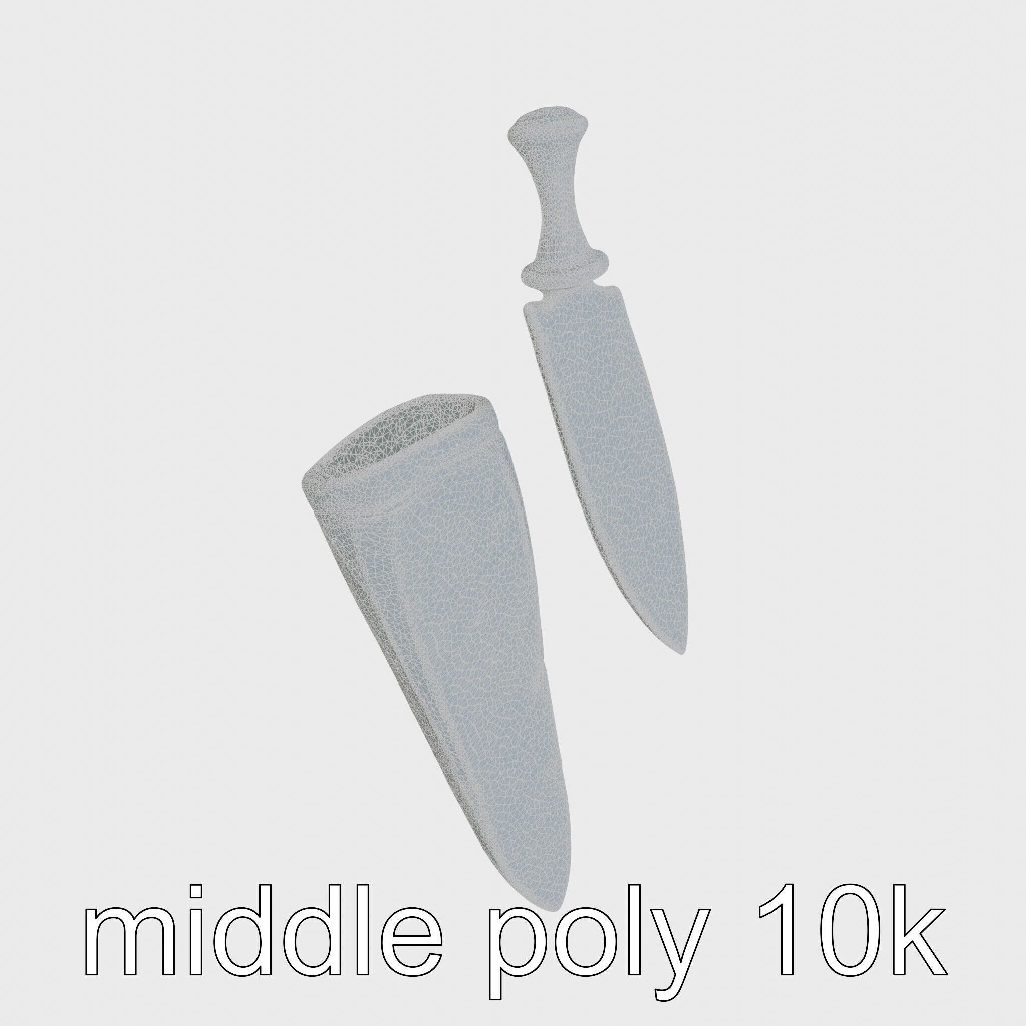 Artisan Stone Implements for Historical Education Low-poly 3D model_24
