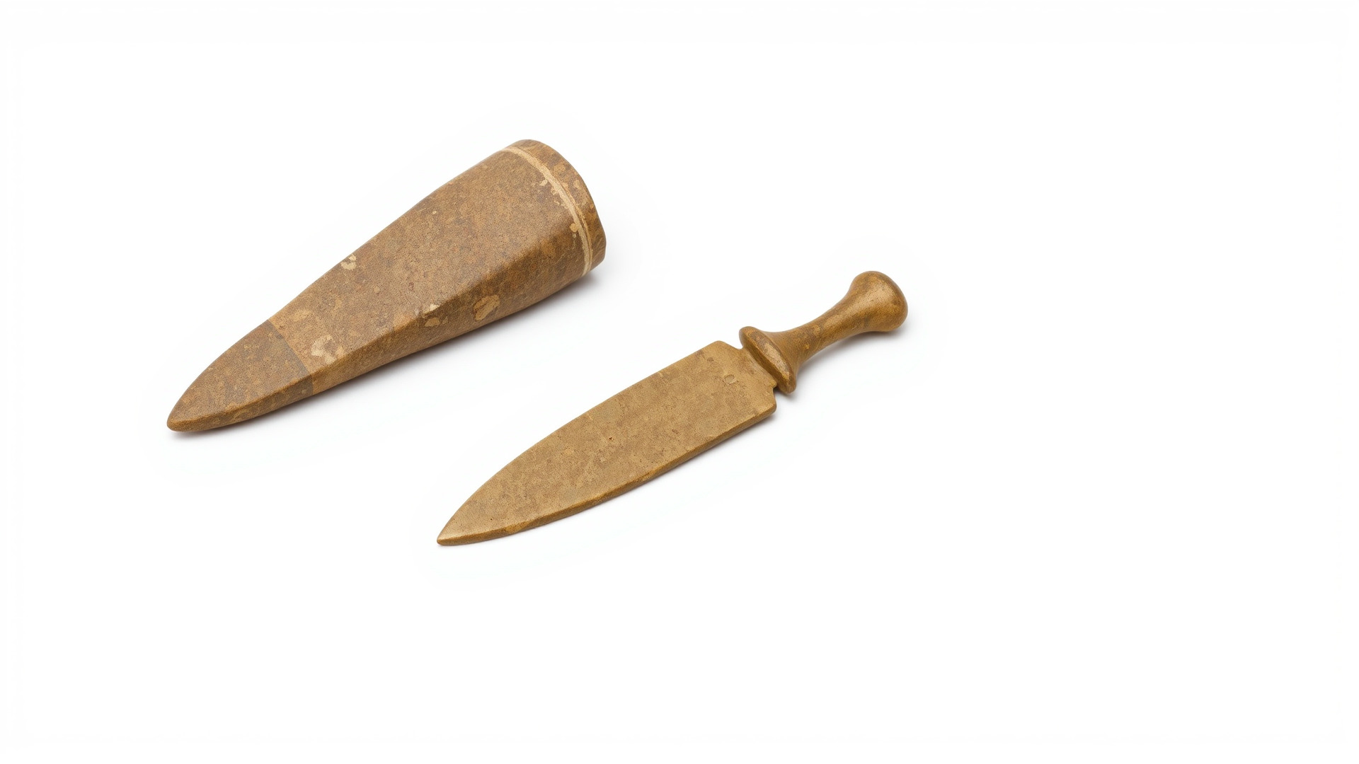 Artisan Stone Implements for Historical Education Low-poly 3D model_3